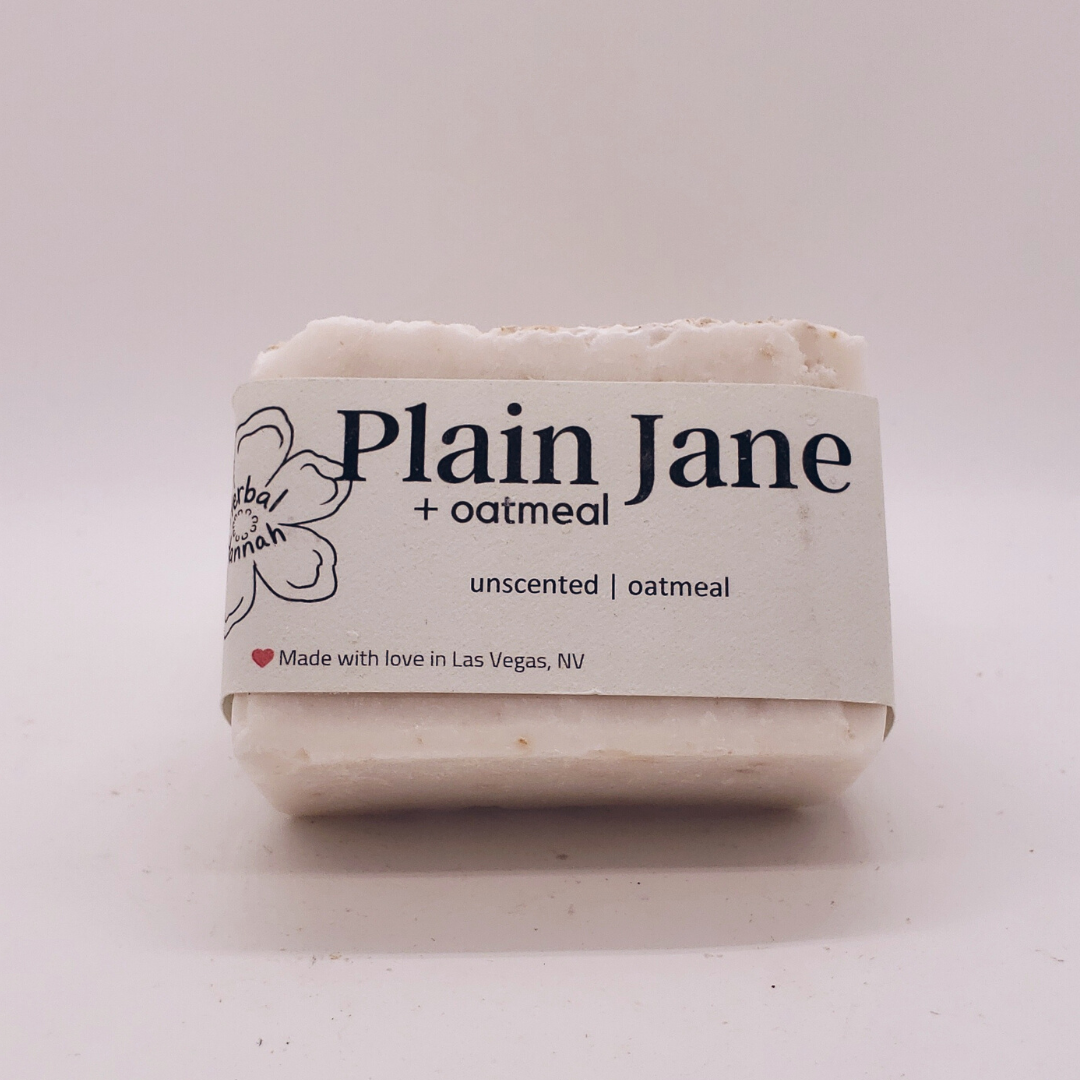 Plain Jane + Oatmeal Natural Bar Soap