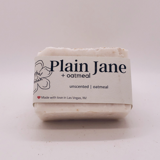 Plain Jane + Oatmeal Natural Bar Soap