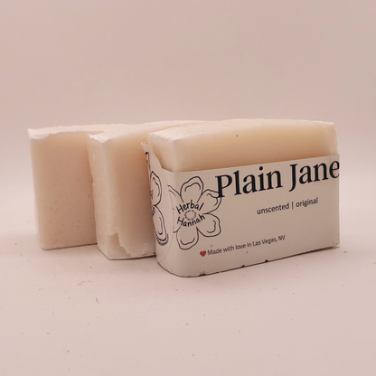 Plain Jane Unscented Natural Bar Soap