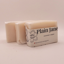 Load image into Gallery viewer, Plain Jane Unscented Natural Bar Soap
