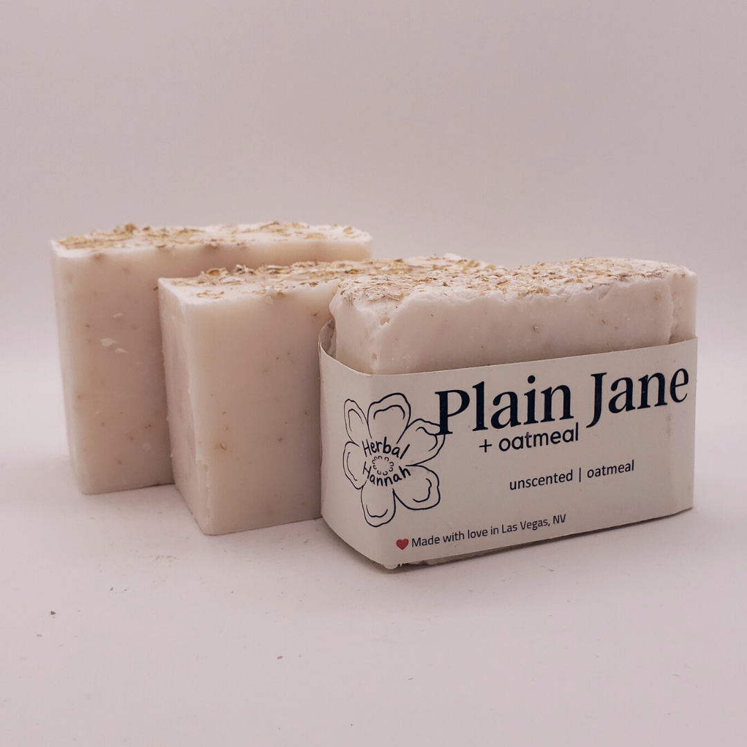 Plain Jane + Oatmeal Natural Bar Soap